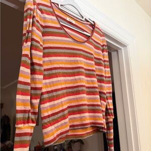 Madewell Striped Long Sleeve Top